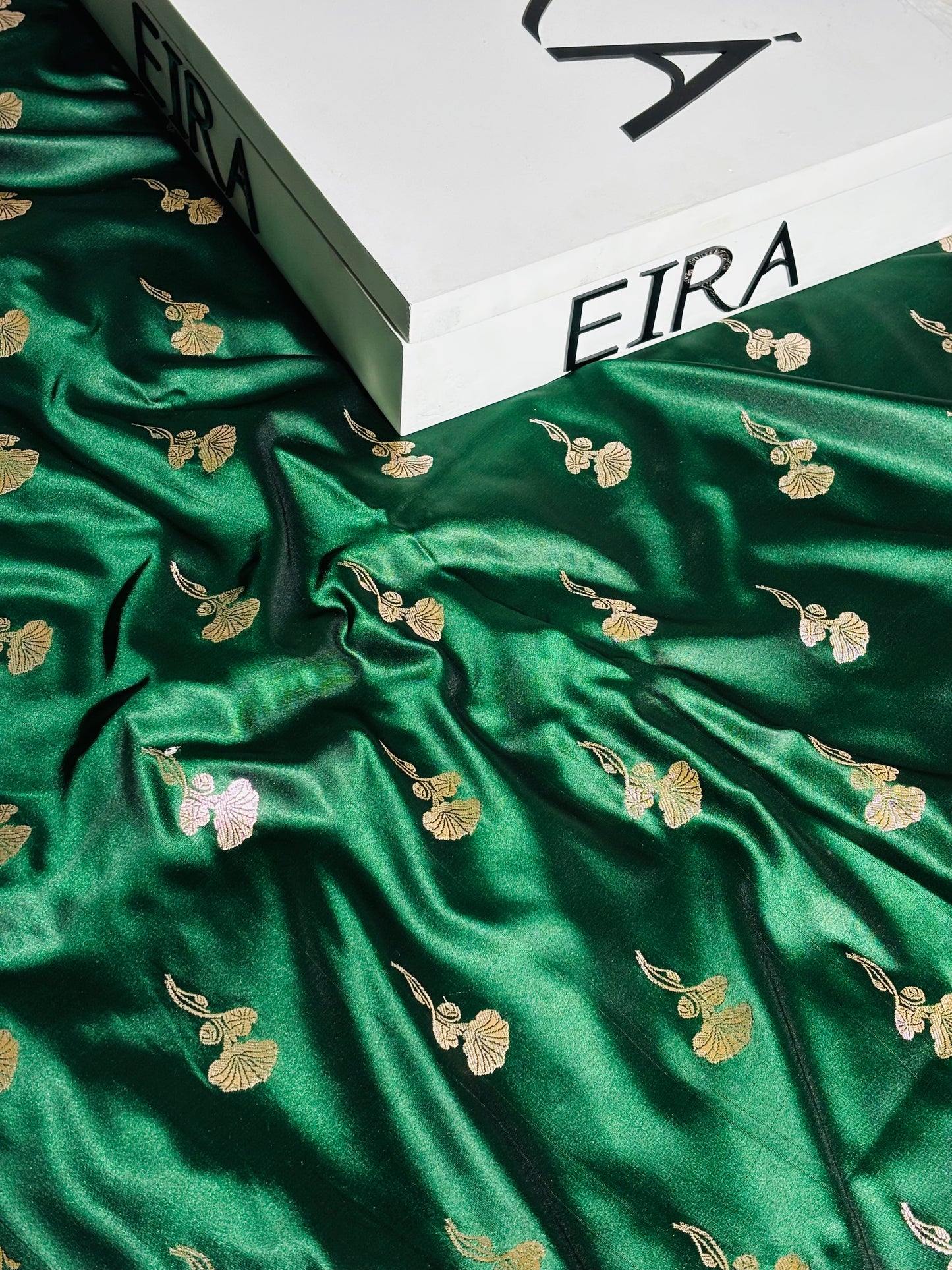 Emerald Royale Banarasi Silk Saree
