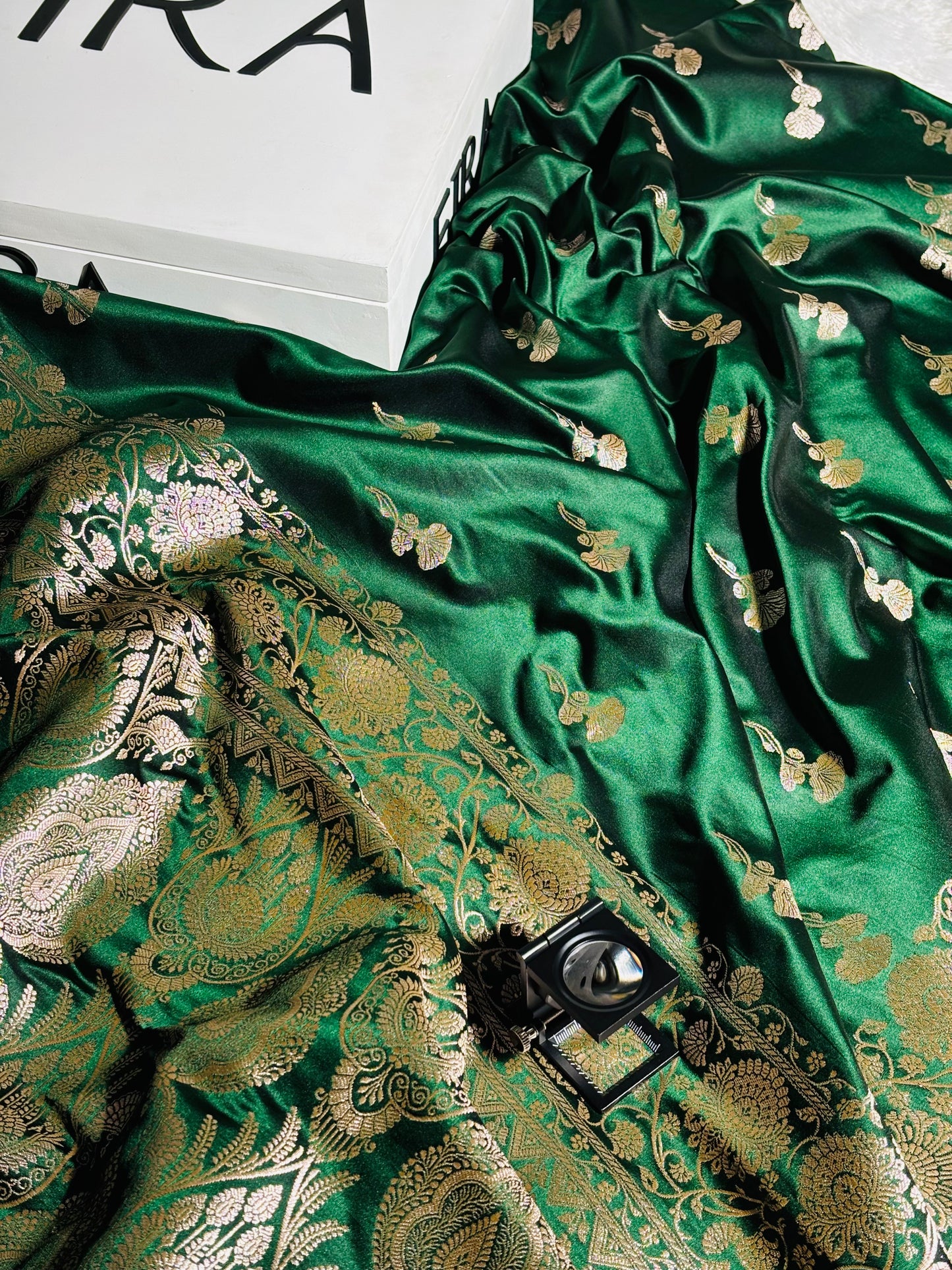Emerald Royale Banarasi Silk Saree