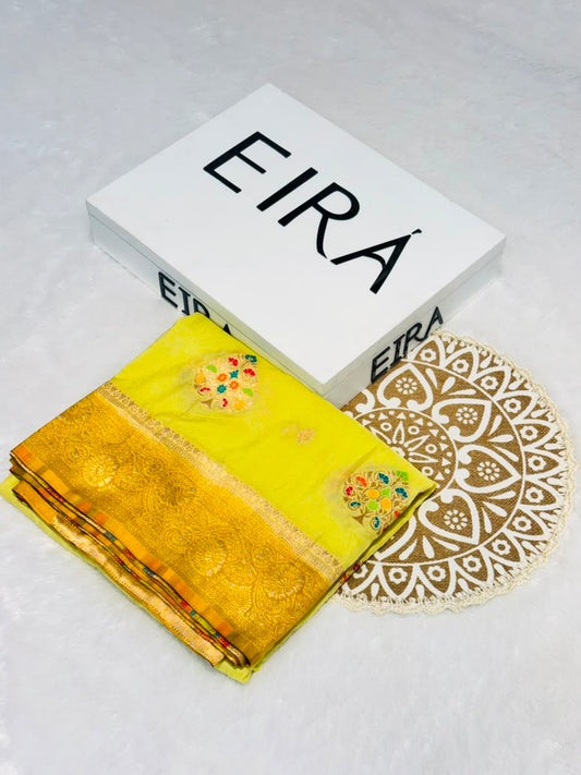 CHINIYA SILK SAREE - TIMELESS ELEGANCE FORM VARANASI