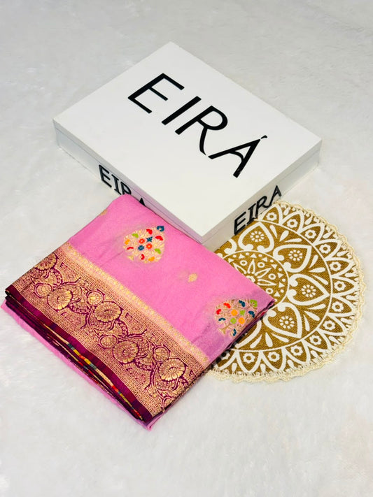 CHINIYA SILK SAREE - TIMELESS ELEGANCE FORM VARANASI (Copy)